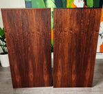 REFINISHED Danish MCM Rosewood Table Round w 2 Leaves by J.Andersen, 47