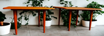 REFINISHED Mid Century Modern Solid Teak Accent Table (2 available) 3