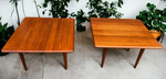 REFINISHED Mid Century Modern Solid Teak Accent Table (2 available) 5