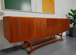 REFINISHED Danish MCM Teak Sideboard HB20 by J. Andersen for Hans Beech  94.5