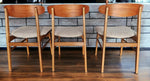 5 RESTORED Danish Mid Century Modern Teak & Beech Chairs REUPHOLSTERED 7