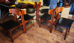 6 REFINISHED Danish Mid Century Modern Teak Dining Chairs 7