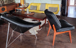 REFINISHED REUPHOLSTERED Danish Mid Century Modern Teak Framed Easy Chair 6