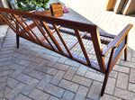 Choose Fabric! REFINISHED Danish Mid Century Modern Teak 3-Seater Sofa 14