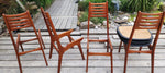 4 REFINISHED Danish Mid Century Modern Teak Chairs Model 83 by Boltinge 12