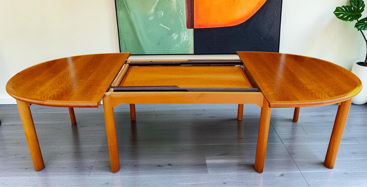 Danish Modern DC05K Expanding Dining Table by Skovby 68