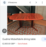 REFINISHED Danish Mid Century Modern Teak Dining Table by Niels Møller for Gudme 75