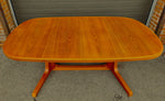 REFINISHED Danish Mid Century Modern Teak Dining Table by Niels Møller for Gudme 75