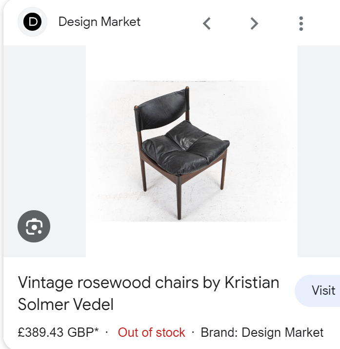 Danish Mid-Century Modern Teak & Leather Modus Chair by Kristian Solmer Vedel