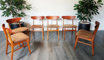 6 RESTORED Danish Mid Century Modern Teak & Beech Chairs by Farstrup 3