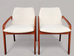 2 RESTORED Danish MCM Teak Armchairs by H.Kjaernulf model 23 (2, 4 or 6 chairs), CHOOSE FABRIC 7