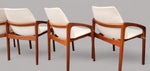 2 RESTORED Danish MCM Teak Armchairs by H.Kjaernulf model 23 (2, 4 or 6 chairs), CHOOSE FABRIC 6