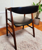 REFINISHED Danish Mid Century Modern Teak Armchair by Th. Harlev 2