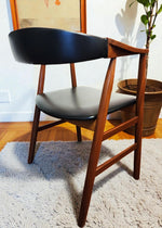 REFINISHED Danish Mid Century Modern Teak Armchair by Th. Harlev 5