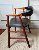 REFINISHED Danish Mid Century Modern Teak Armchair by Th. Harlev 8