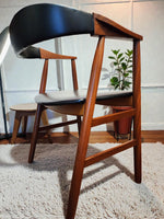 REFINISHED Danish Mid Century Modern Teak Armchair by Th. Harlev 13