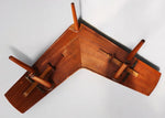 REFINISHED Danish Mid Century Modern Teak Boomerang Extension Coffee Table 15