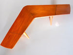 REFINISHED Danish Mid Century Modern Teak Boomerang Extension Coffee Table 10