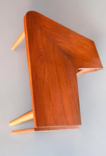 REFINISHED Danish Mid Century Modern Teak Boomerang Extension Coffee Table 11