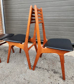6 RESTORED Danish Mid Century Modern Teak Chairs Model 83 by Boltinge 13