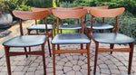 6 RESTORED Danish Mid Century Modern Teak Chairs by Schønning & Elgaard 7