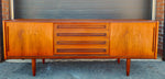 REFINISHED Danish Mid Century Modern Teak Sideboard by Johannes Andersen 79