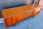 REFINISHED Danish Mid Century Modern Teak Sideboard by Johannes Andersen 79