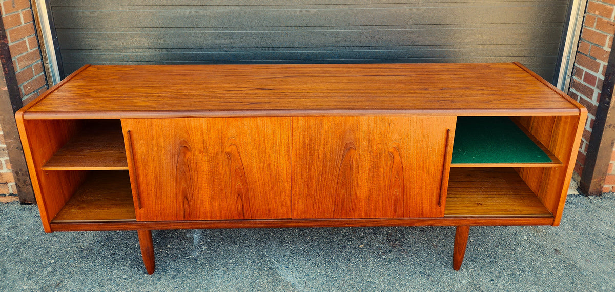 REFINISHED Danish Mid Century Modern Teak Sideboard by Johannes Andersen 79