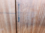 REFINISHED Danish MCM Teak Table Round w 2 leaves by C.J. Rosengaarden 47