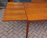 REFINISHED Danish MCM Teak Draw Leaf Table by H. Kjaernulf  47