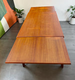 REFINISHED Danish MCM Teak Draw Leaf Table by H. Kjaernulf  51
