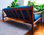 REFINISHED REUPHOLSTERED Danish MCM Teak Sofa by Grete Jalk for France & Son 7