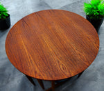 REFINISHED Danish MCM ROUNDETTE Teak Table & 4 Chairs by Hans Olsen for Frem Rølje 5