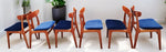6 RESTORED REUPHOLSTERED Danish MCM Teak Chairs by Schønning & Elgaard 6