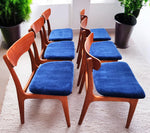 6 RESTORED REUPHOLSTERED Danish MCM Teak Chairs by Schønning & Elgaard 8