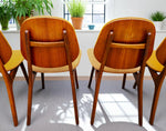 6 RESTORED Danish MCM Teak Shield Back Chairs by A. H. Olsen, will be REUPHOLSTERED 9