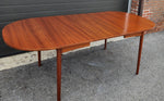 REFINISHED Danish MCM Teak Table w 4 Leaves  by S.A. Madsen 19.75