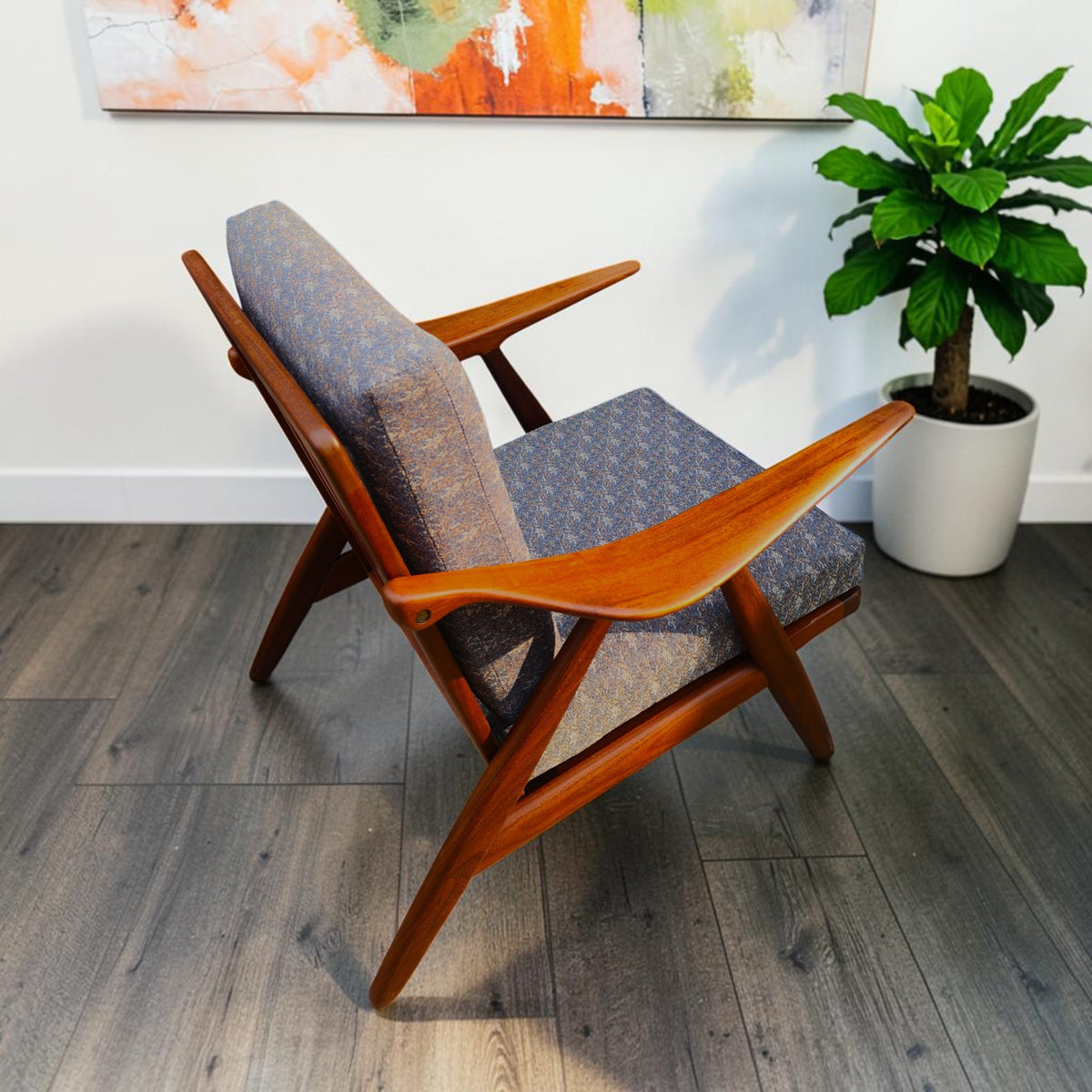 RESTORED Danish MCM Teak Lounge Chairs by Arne Hovmand-Olsen for Mogen Kold (3 available)