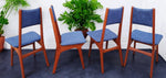 4 REFINISHED REUPHOLSTERED Danish Mid Century Modern Teak Chairs by Korup Stolefabrik 3