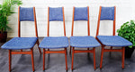 4 REFINISHED REUPHOLSTERED Danish Mid Century Modern Teak Chairs by Korup Stolefabrik 6