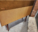 REFINISHED Danish Mid Century Modern Teak Cabinet Narrow 48