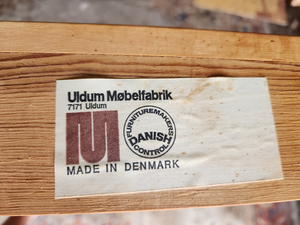 REFINISHED Danish MCM Teak Dining Table w 2 Leaves by Niels O. Moller, 63