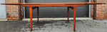 REFINISHED Danish MCM Teak Dining Table w 2 Leaves by Niels O. Moller, 63