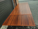 REFINISHED Danish MCM Teak Dining Table w 2 Leaves by Niels O. Moller, 63