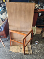 REFINISHED Danish Mid Century Modern Teak Desk w Bookcase Back by Arne Vodder 14