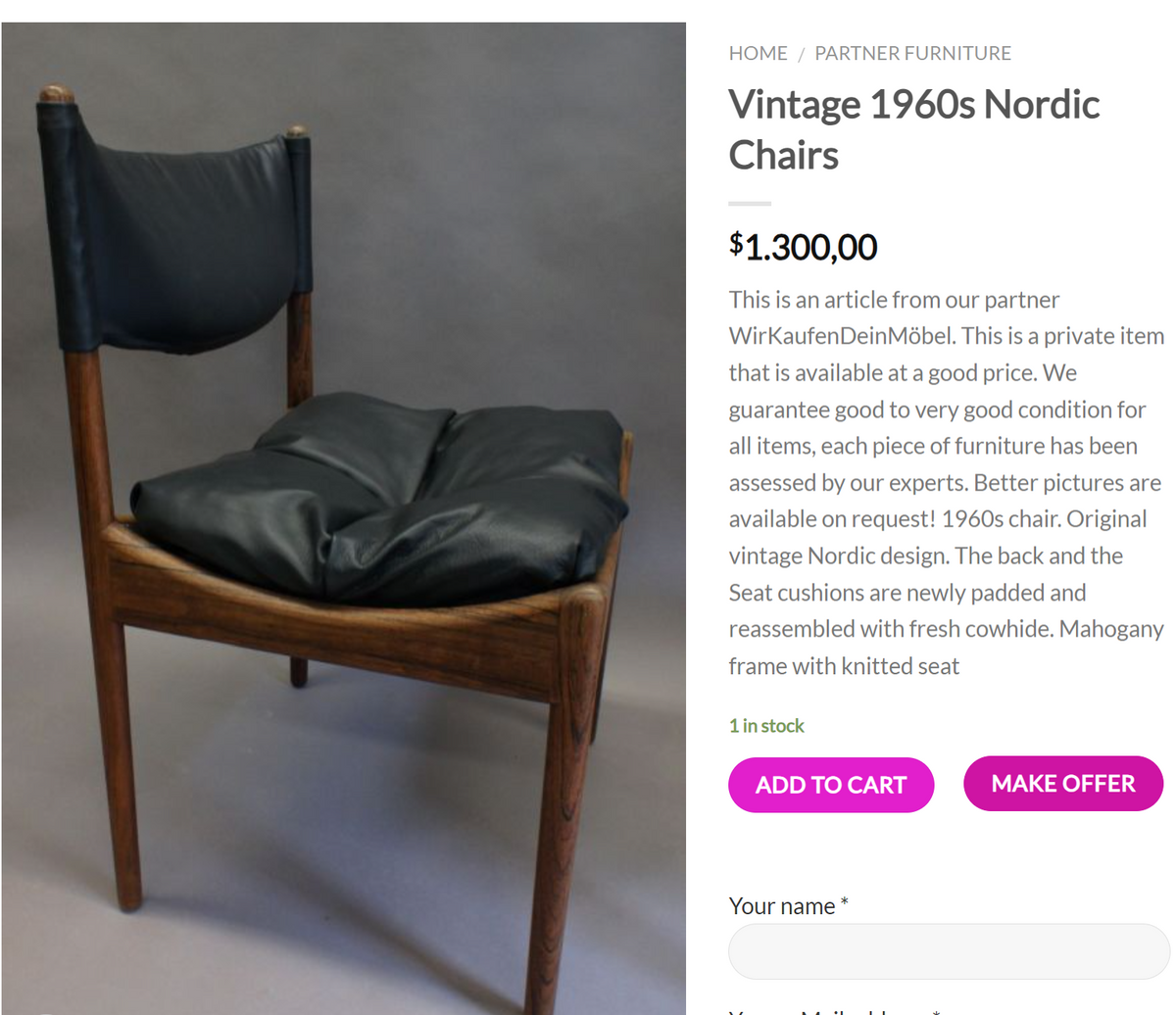 Danish Mid-Century Modern Teak & Leather Modus Chair by Kristian Solmer Vedel