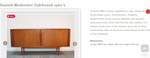 On Hold***REFINISHED Danish Mid Century Modern Teak Tambour Credenza 65