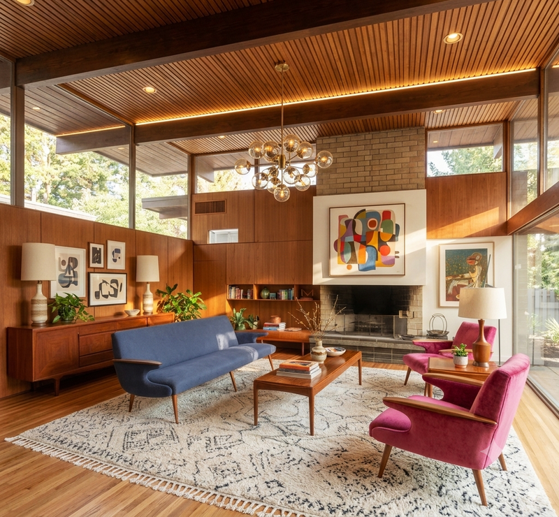 PROFESSIONALLY RESTORED VINTAGE MID CENTURY MODERN FURNITURE