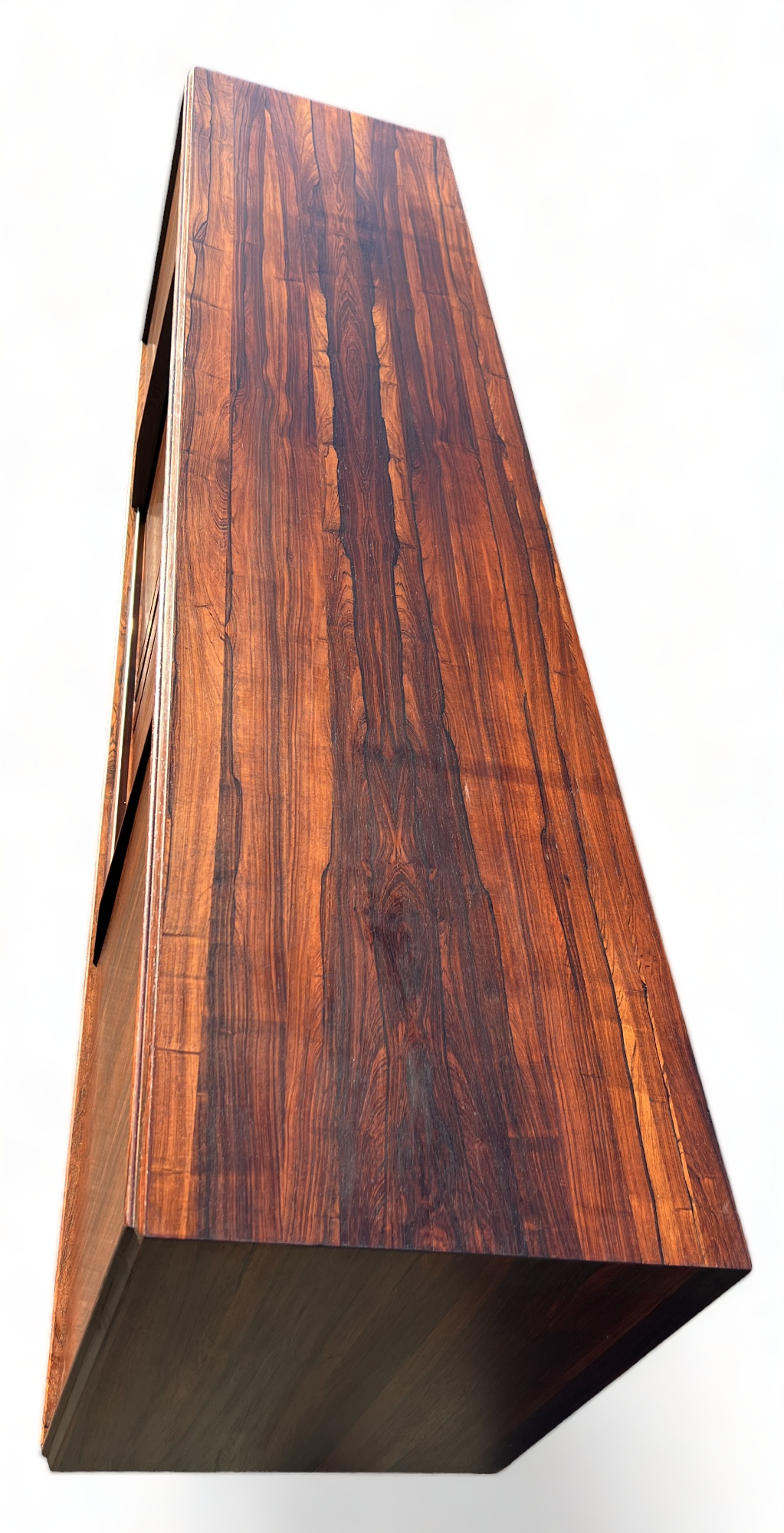 REFINISHED Danish MCM Brazilian Rosewood Sideboard by E.W.Bach  77"
