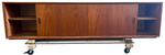 REFINISHED Danish Mid Century Teak Sideboard Credenza Buffet 82